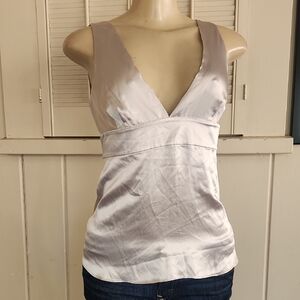 J. Crew Women's Satin Blouse in Soft Cream 100% Silk